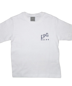 Remera Manga Corta Blanca Colegio Elmina Paz de Gallo